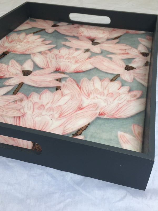 Floral Classic Gift Tray/ Serving Tray/ Valley of Flower Tray Home decor Tray - Factoh
