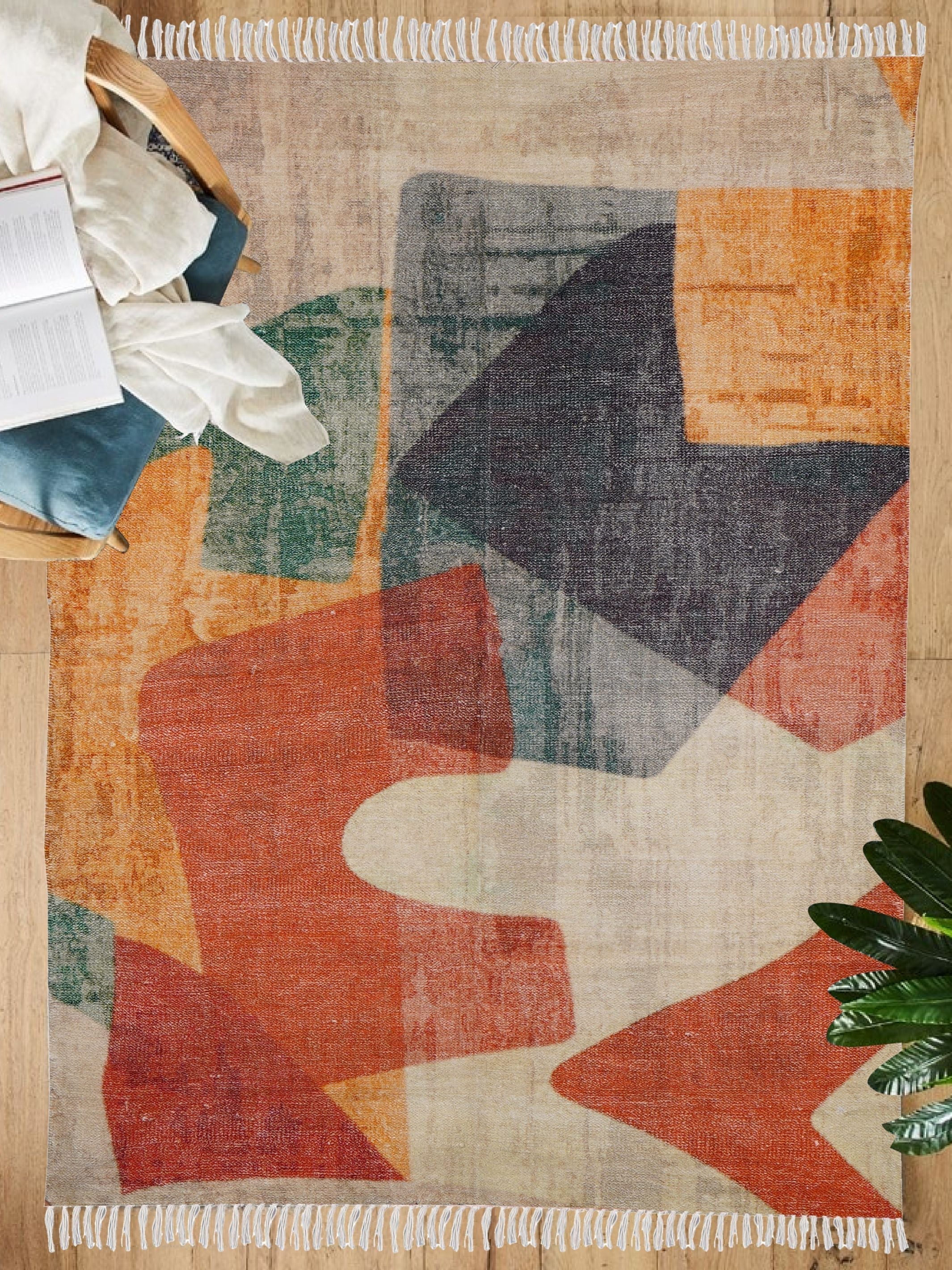 Chenille Rugs | Imbricate Printed Rug