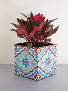 Inaya Handpainted Iron Planter