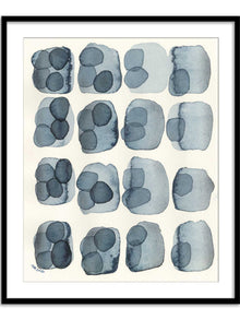 Wall Prints - Indigo Four