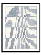 Wall Prints - Indigo Grain IV