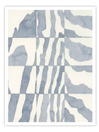 Wall Prints - Indigo Grain IV