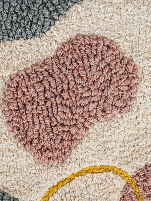 Isolate Embroidered Bath Rug