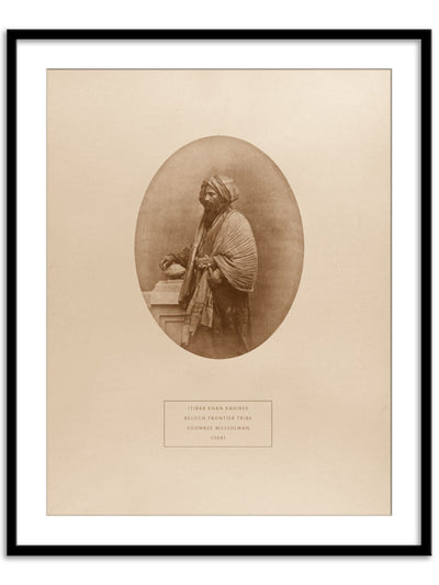 Wall Prints - Itibar Khan Kahiree - a Beloch Frontier Tribe Soonnee Mussulman