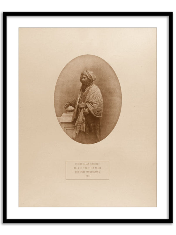 Wall Prints - Itibar Khan Kahiree - a Beloch Frontier Tribe Soonnee Mussulman
