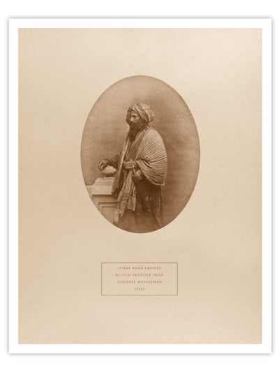 Itibar Khan Kahiree - a Beloch Frontier Tribe Soonnee Mussulman Wall Prints