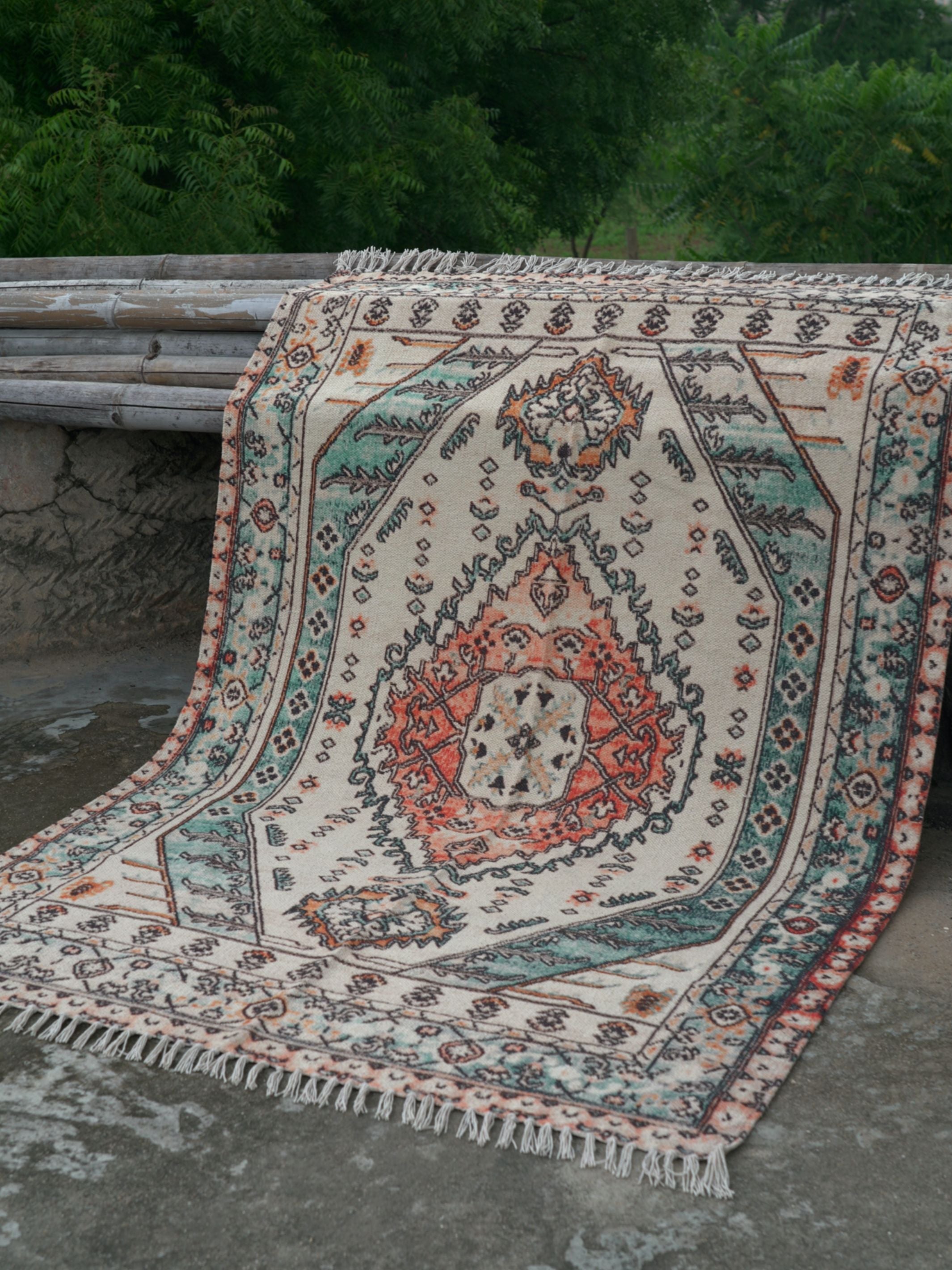 Printed Cotton Rug - Izi