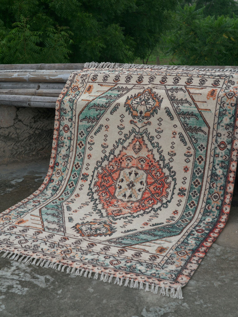 Printed Cotton Rug - Izi