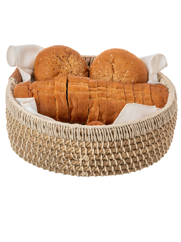 Jute Round Tray Basket