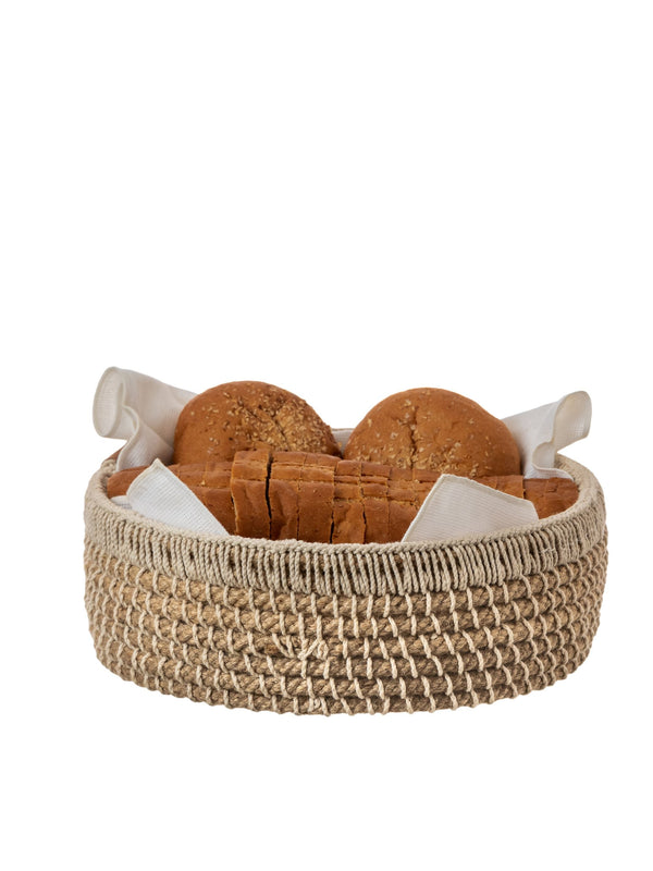 Jute Round Tray Basket