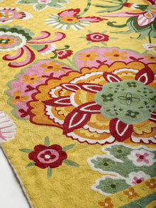 Kashmiri Crewel Embroided Aari Rug