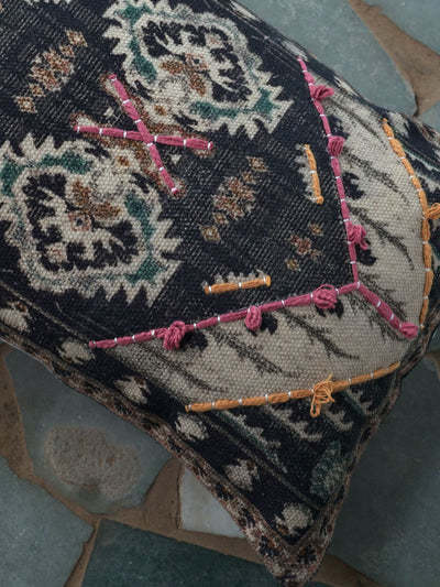 Pillow  Cover - Kresb Embroidered