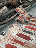 Kurt Embroidered Cotton Rug