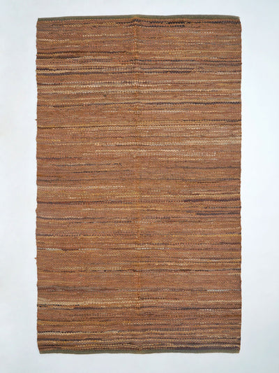 Leather Crafted Rug