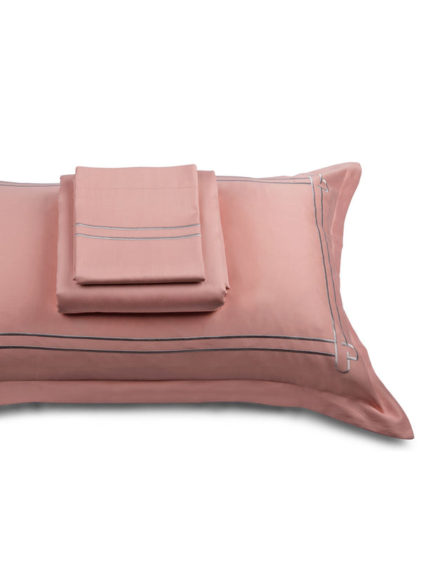 Bedsheet - Little Heart Coral Peach