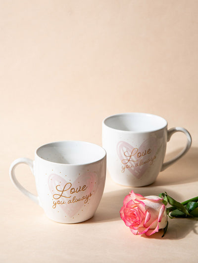Ceramic Mug Set of 2 - Love You Always