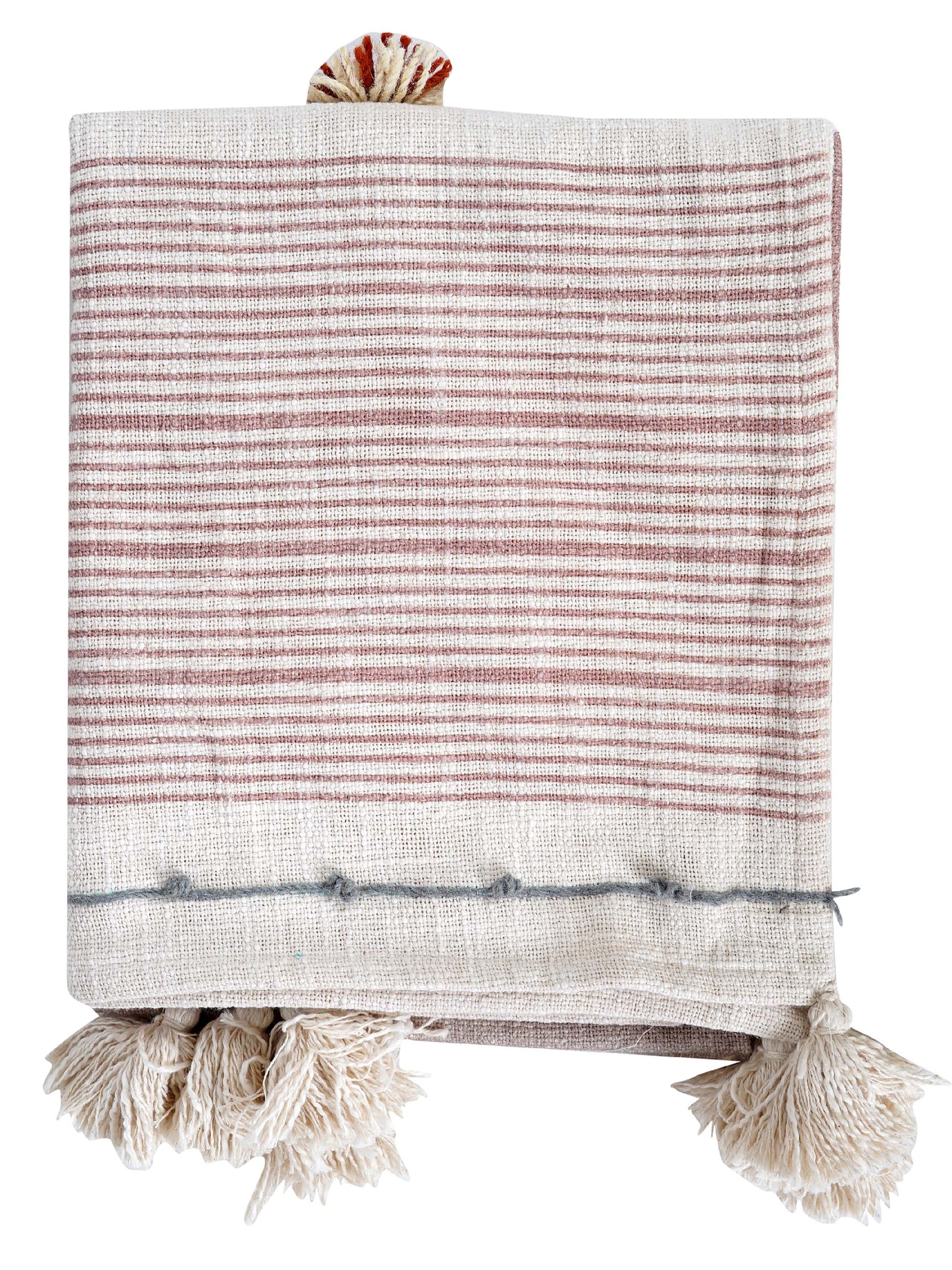 Throw - Mahogany Embroidered