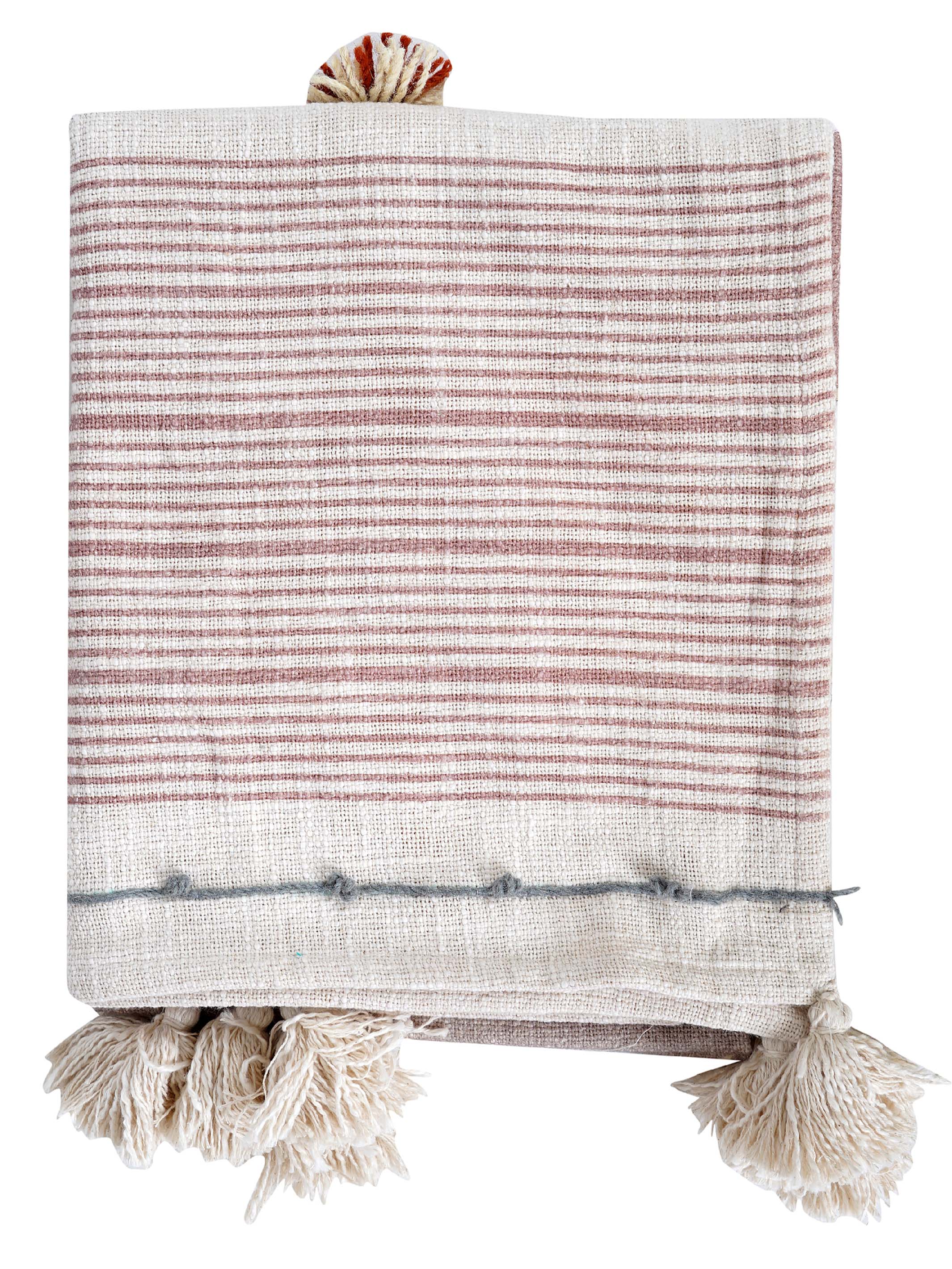Throw - Mahogany Embroidered