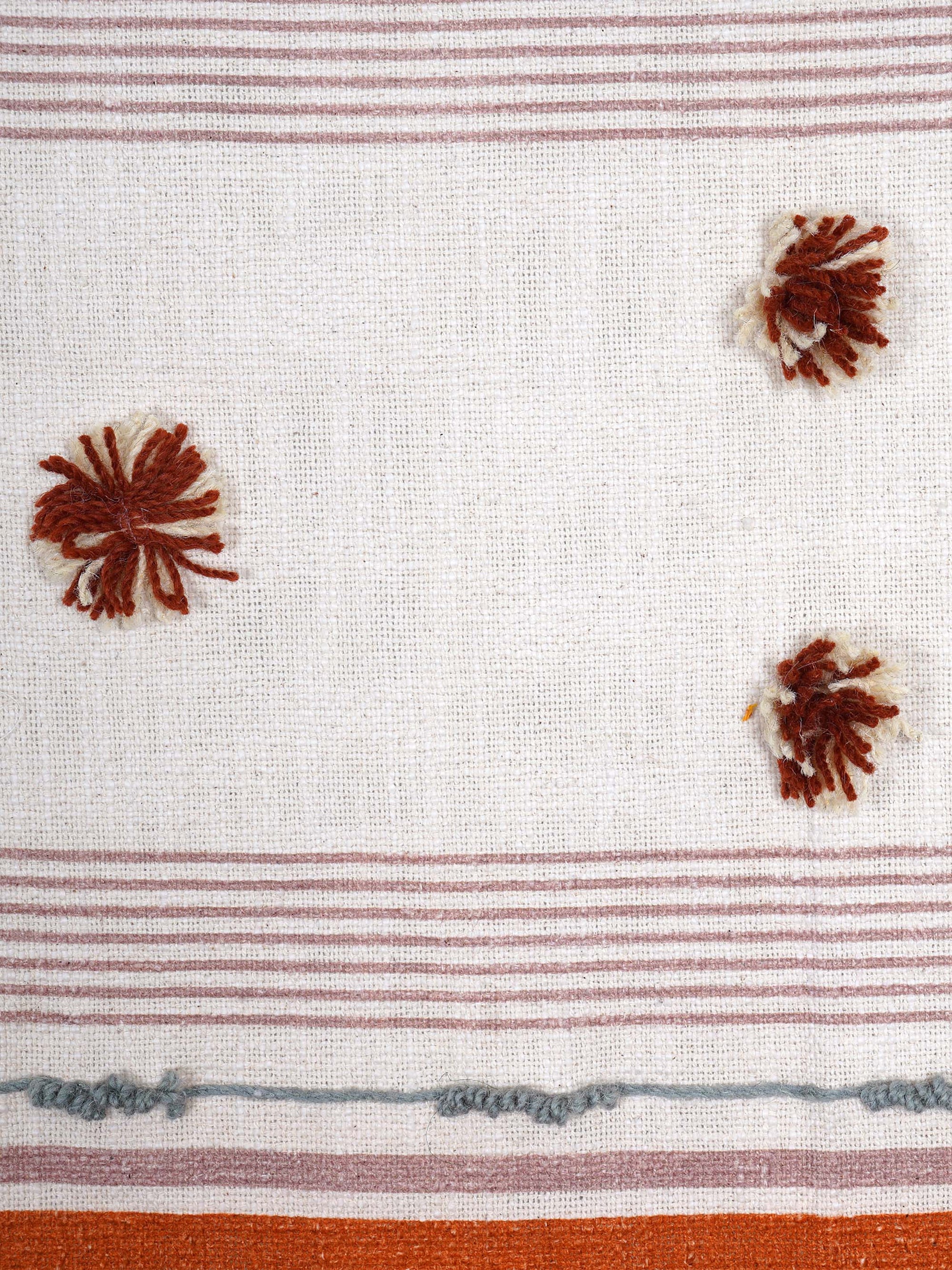 Throw - Mahogany Embroidered