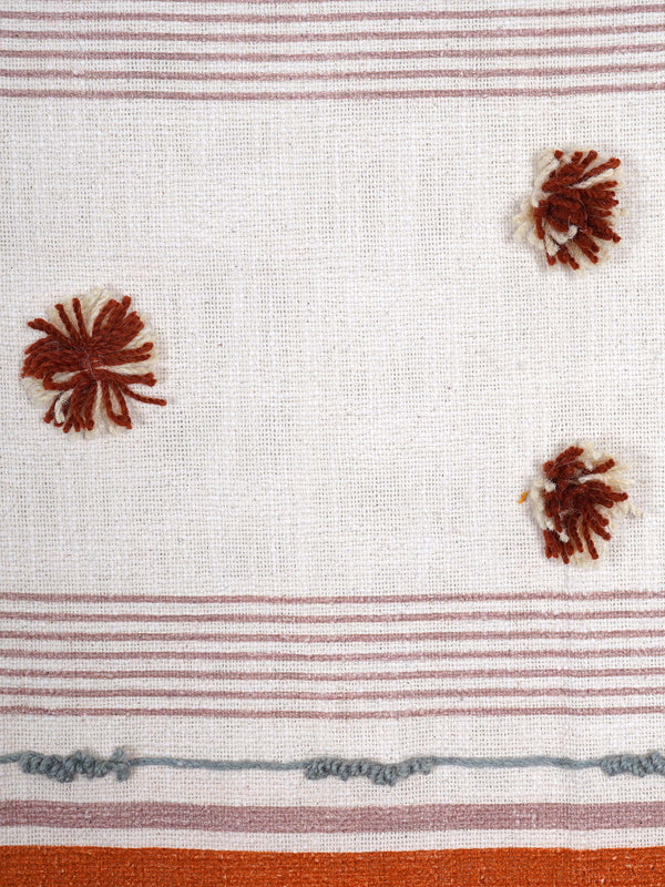 Throw - Mahogany Embroidered