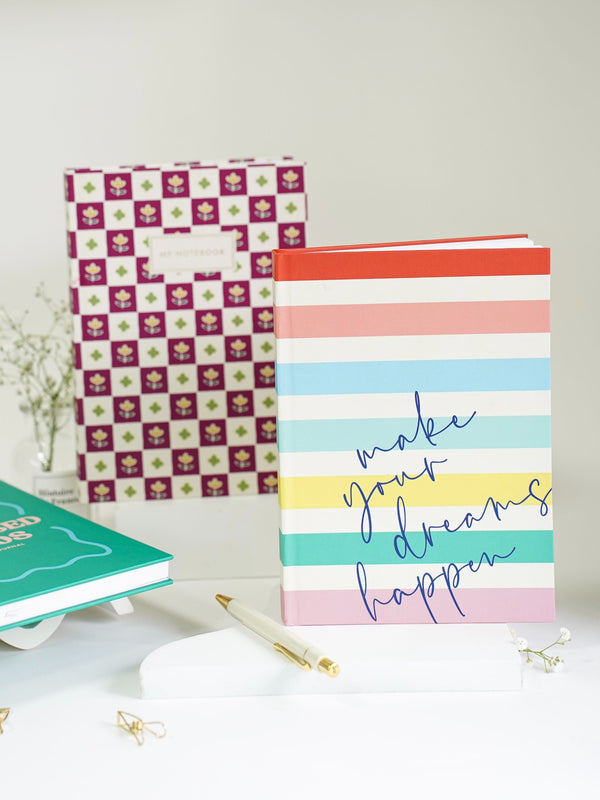 Make Dreams Happen A5 Notebook