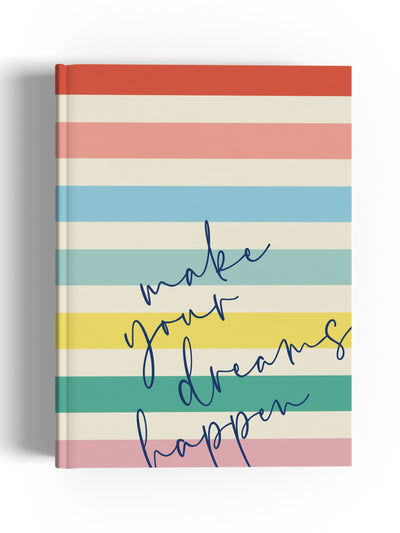 Make Dreams Happen A5 Notebook