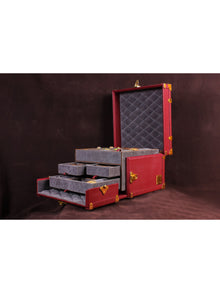 Maroon Glory Jewellery Trunk