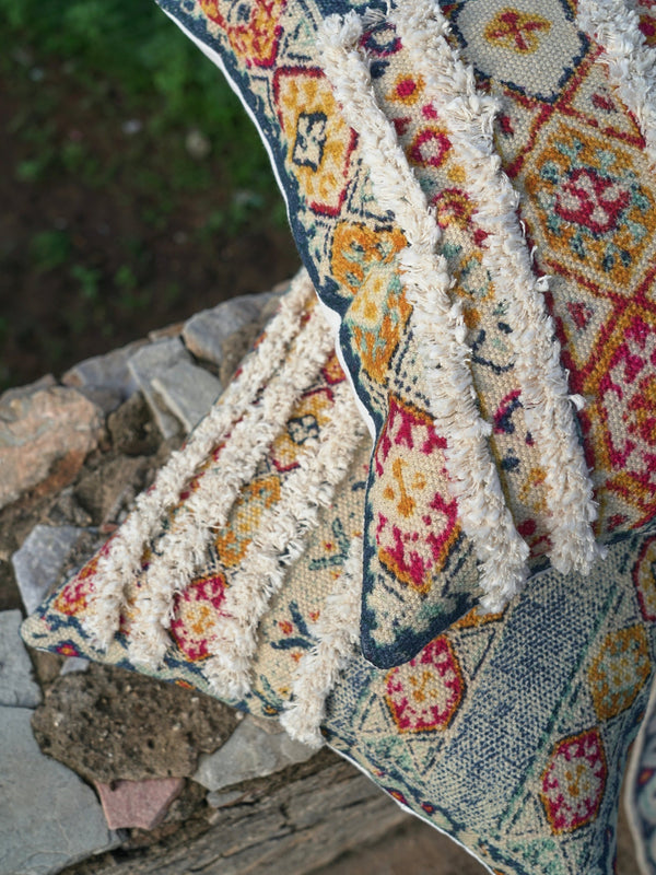 Mavi Embroidered Pillow Cover