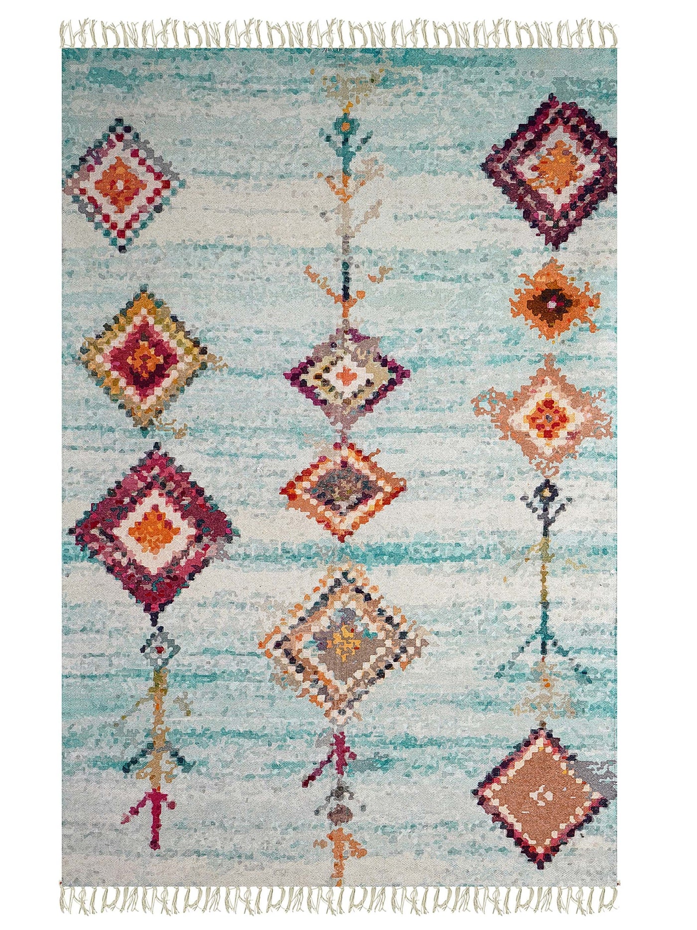 Mayan Printed Cotton Rug