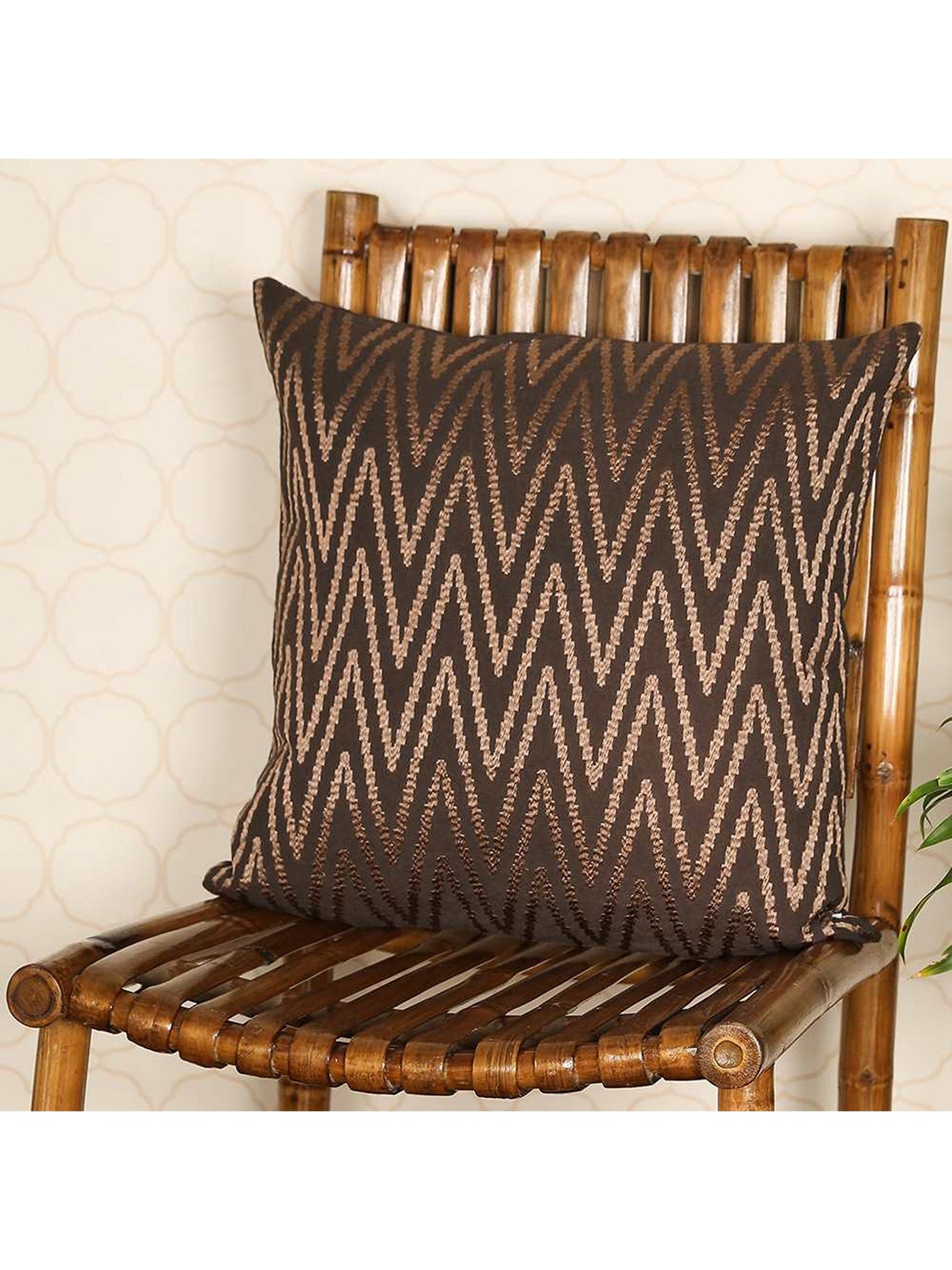 Meander Cushion Cover Mocha