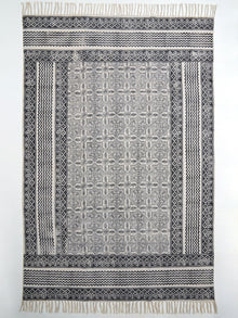 Medallian BlockPrint Cotton Rug