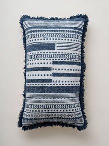 Cushion Cover - Medallion Indigo Block Printed