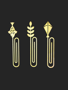 Metallic Bookmarks Set of 3