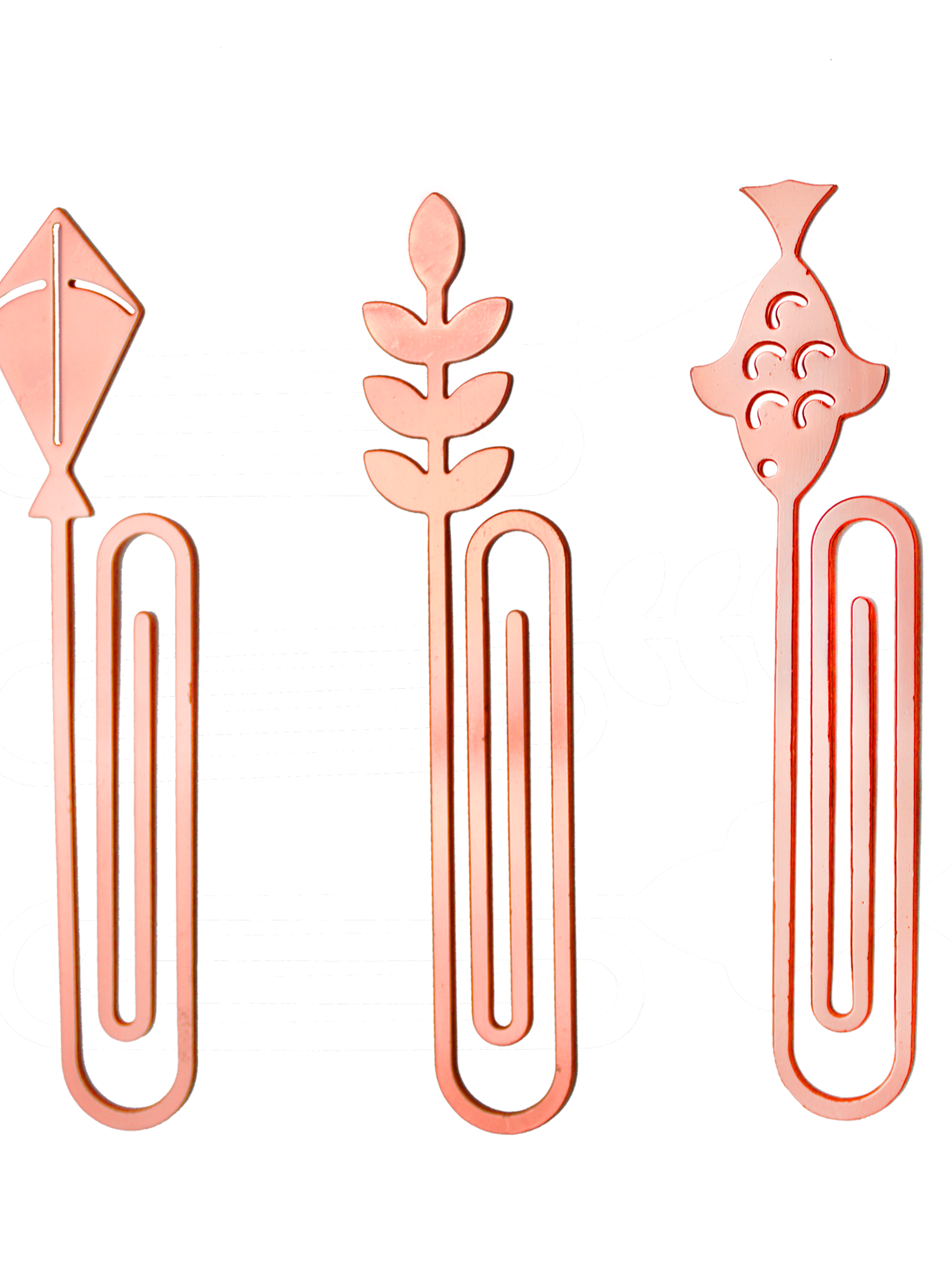 Metallic Bookmarks Set of 3