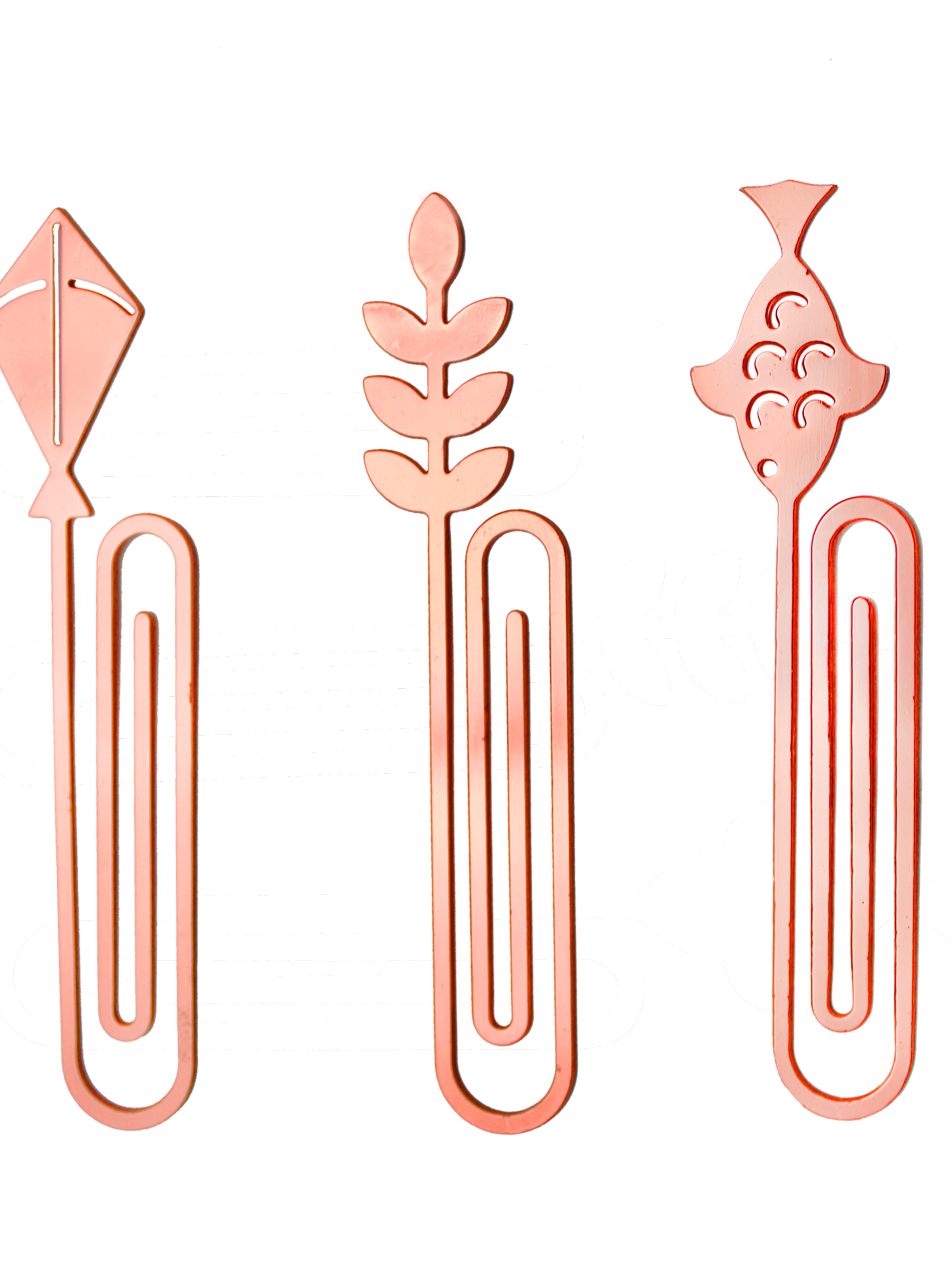 Metallic Bookmarks Set of 3