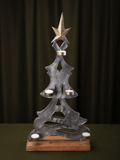 Metallic Glow Xmas Tree