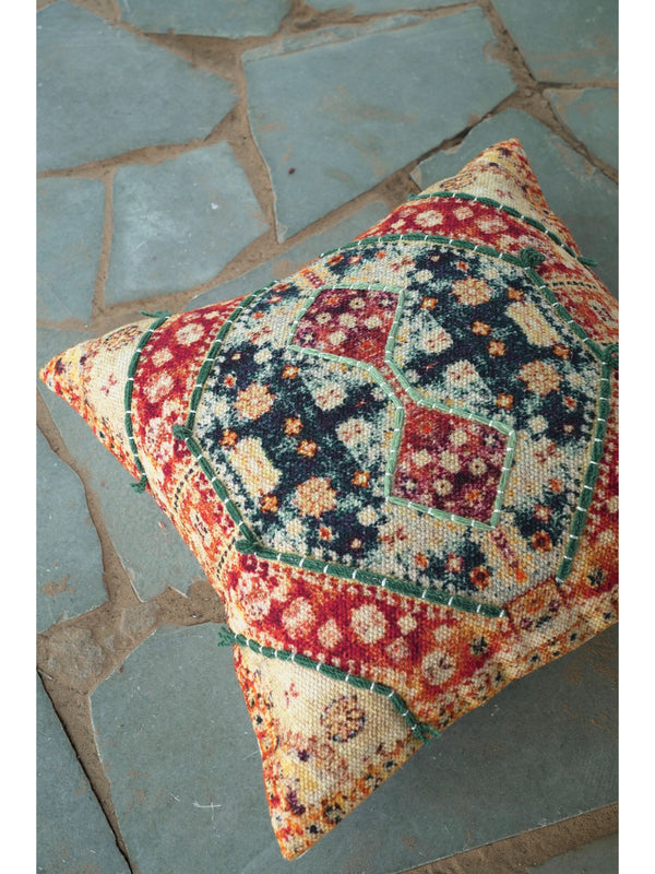 Cushion Cover - Mihrab Embroidered Cotton