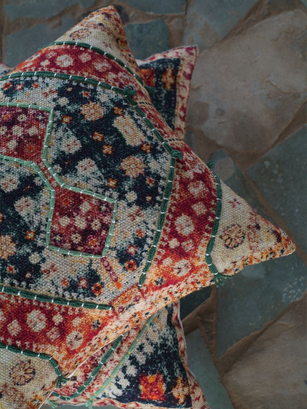 Cushion Cover - Mihrab Embroidered Cotton