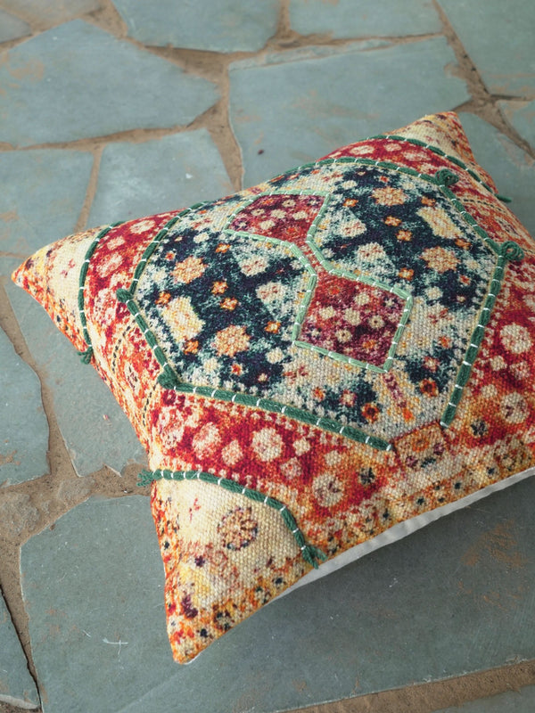 Cushion Cover - Mihrab Embroidered Cotton
