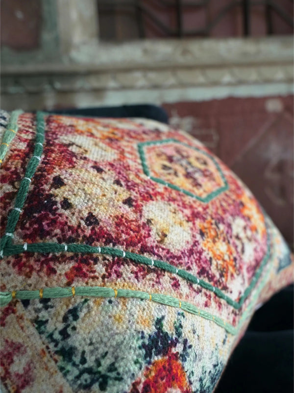 Pillow  Cover - Mihrab Embroidered
