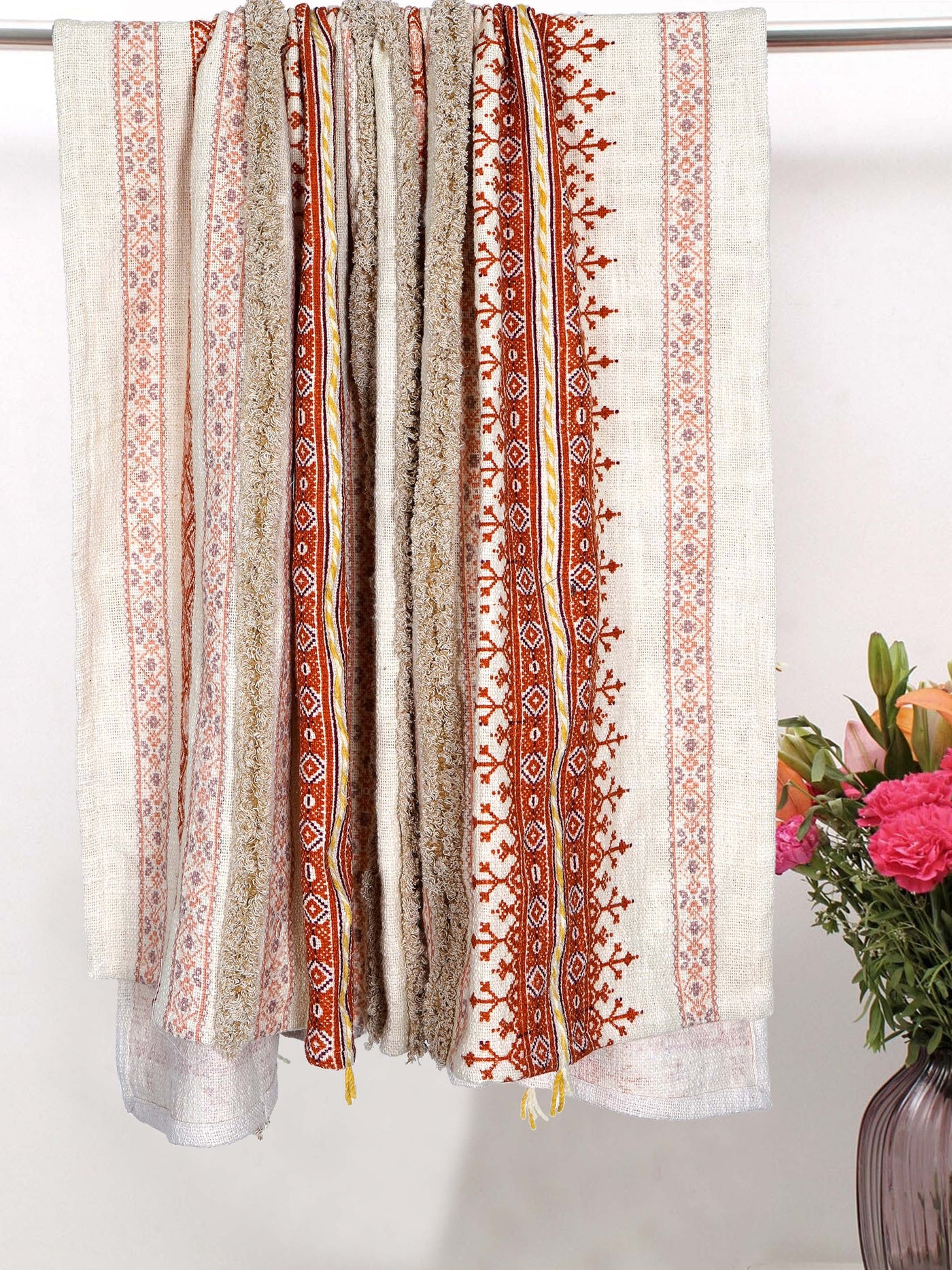 Mihrab Embroidered Throw