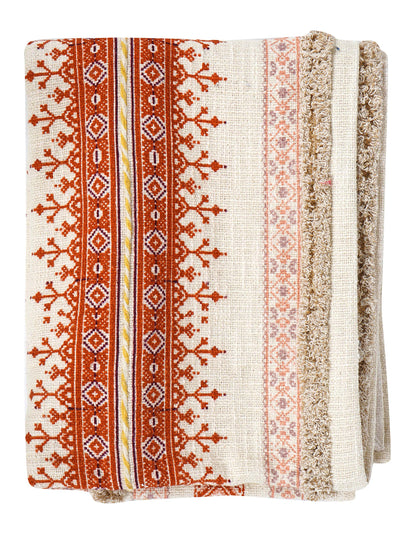 Throw - Mihrab Embroidered
