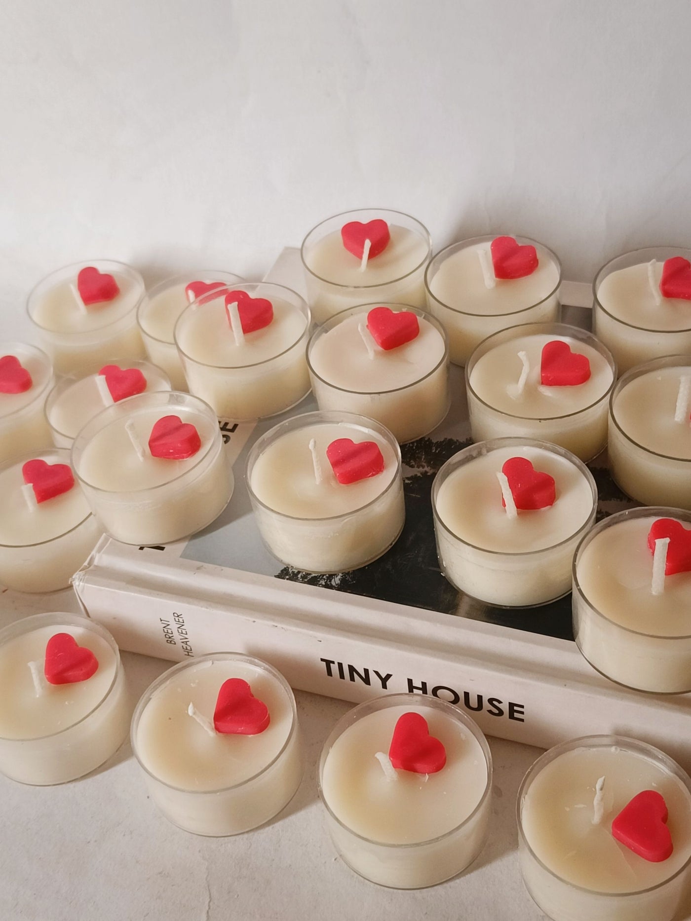 Mini Heart Tealight Candles