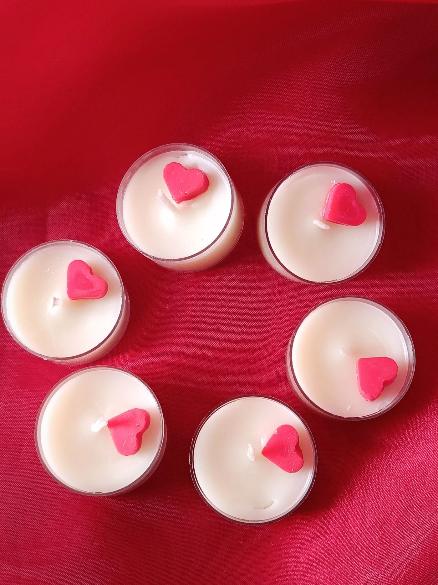 Mini Heart Tealight Candles