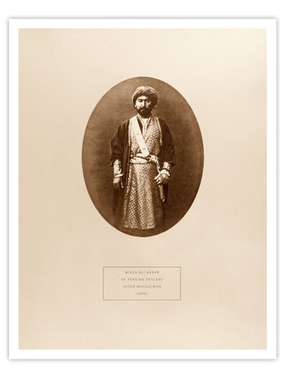 Wall Prints - Mirza Ali Akbar - a Sheea Mussulman of Persian descent