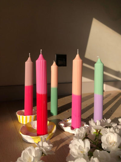 Mix and Match Pillar Candles Set of 2 - Large