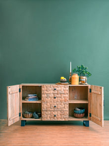 Mod Weave Textured Side Board