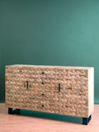 Mod Weave Textured Side Board