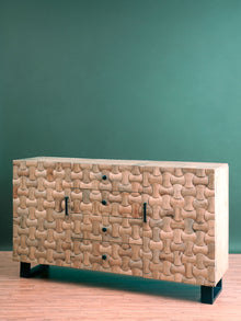 Mod Weave Textured Side Board