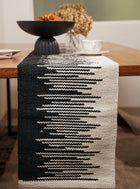 Monochromic Rhythm Table Runner